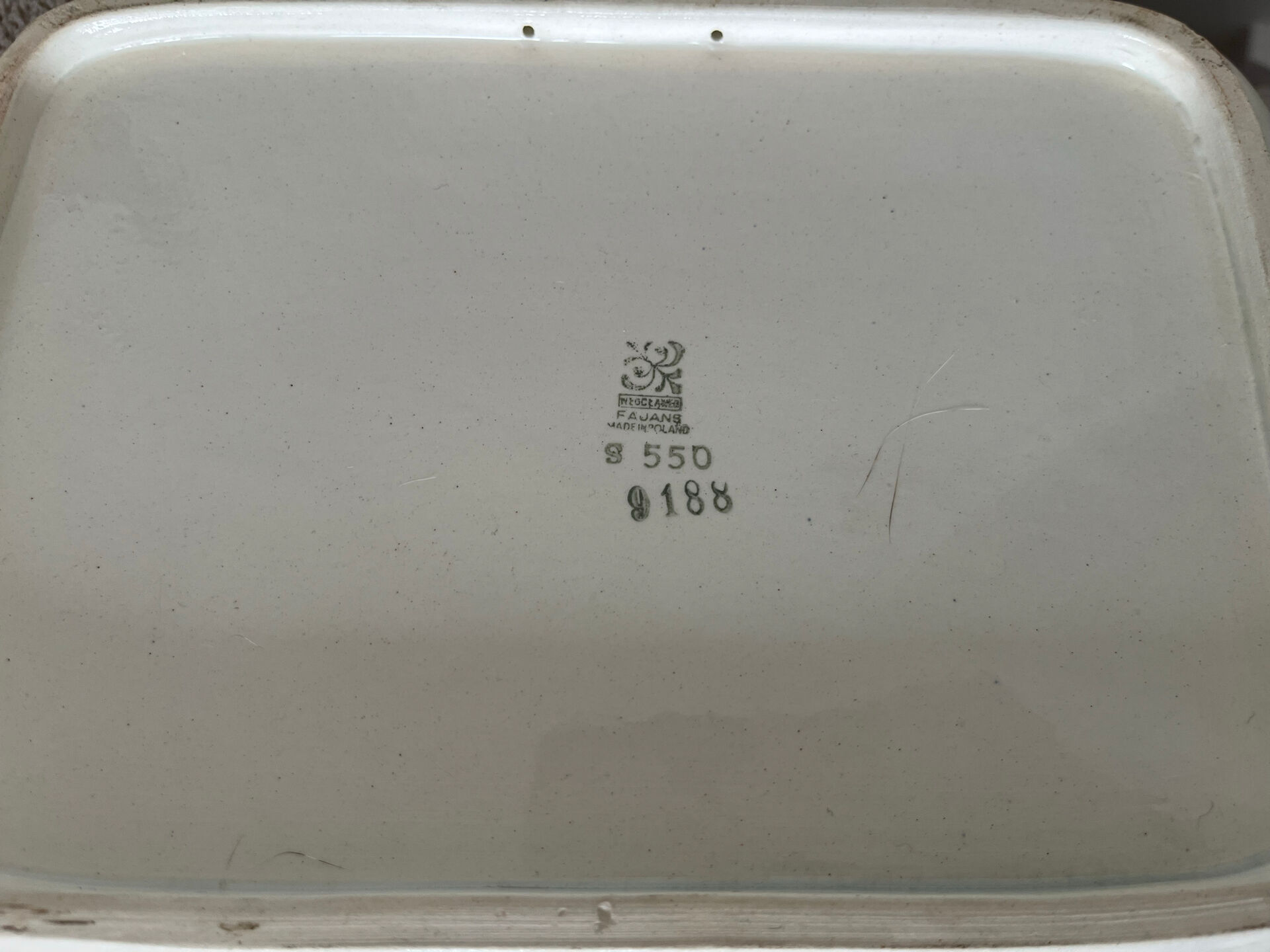 Plat de service 1970