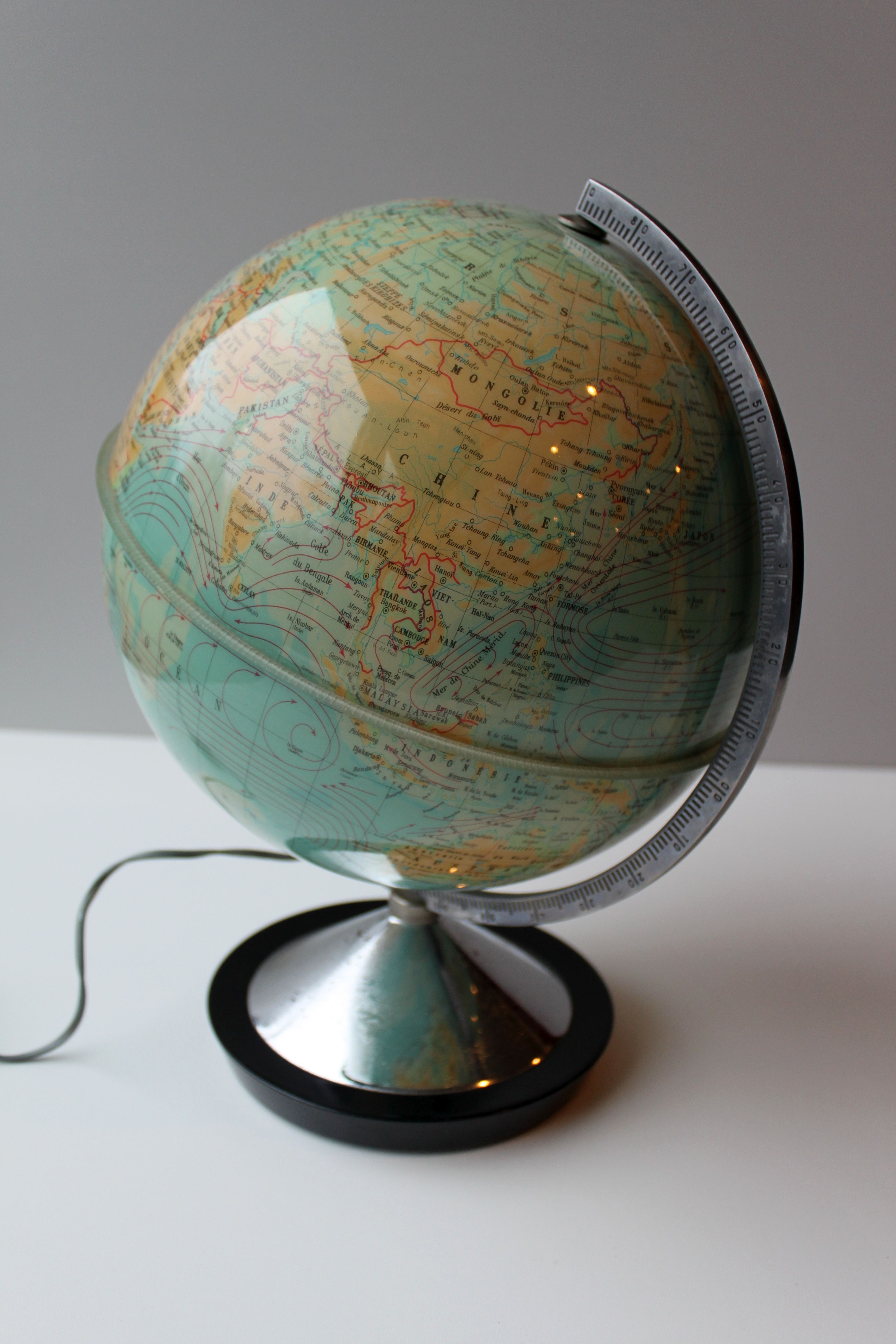 Light Earth Globe 'Imperial', Stauffacher editions, 1967