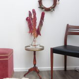 White marble tripod stand