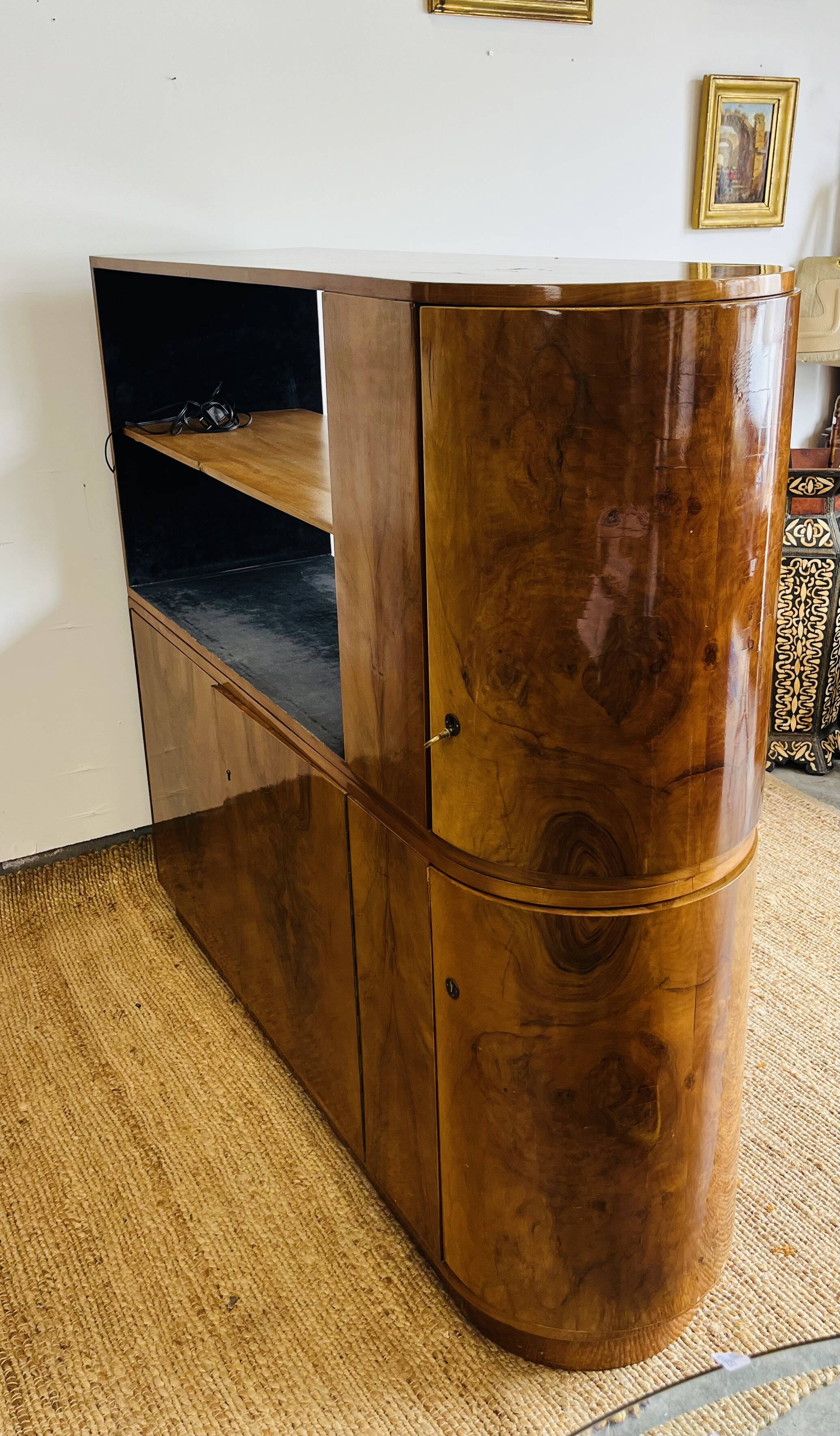 Meuble bar Art déco vers 1930