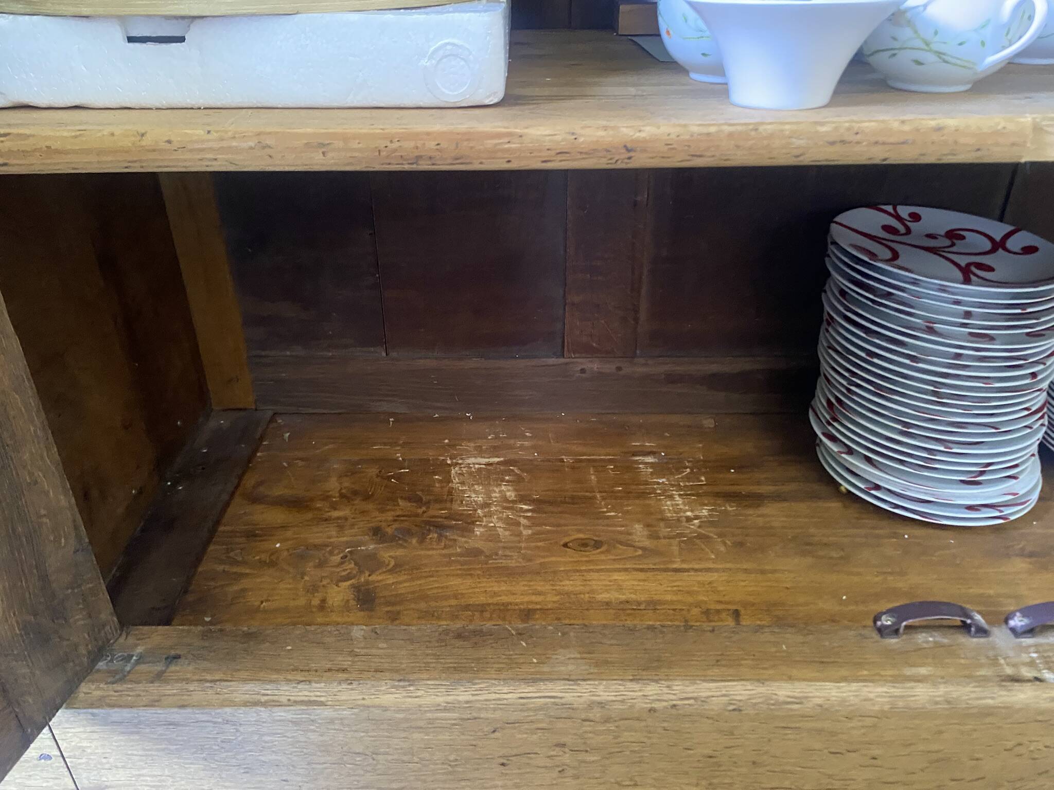 Buffet two bodies in solid oak