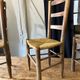 Lot 6 chaises paillées fin 19 eme