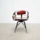 1950's French steel desk chair