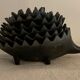 Ashtray 6 hedgehogs in bronze 1950