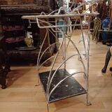 Small Art Nouveau wrought iron side table from the 1900s