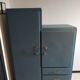 Vintage blue asymmetrical cabinet