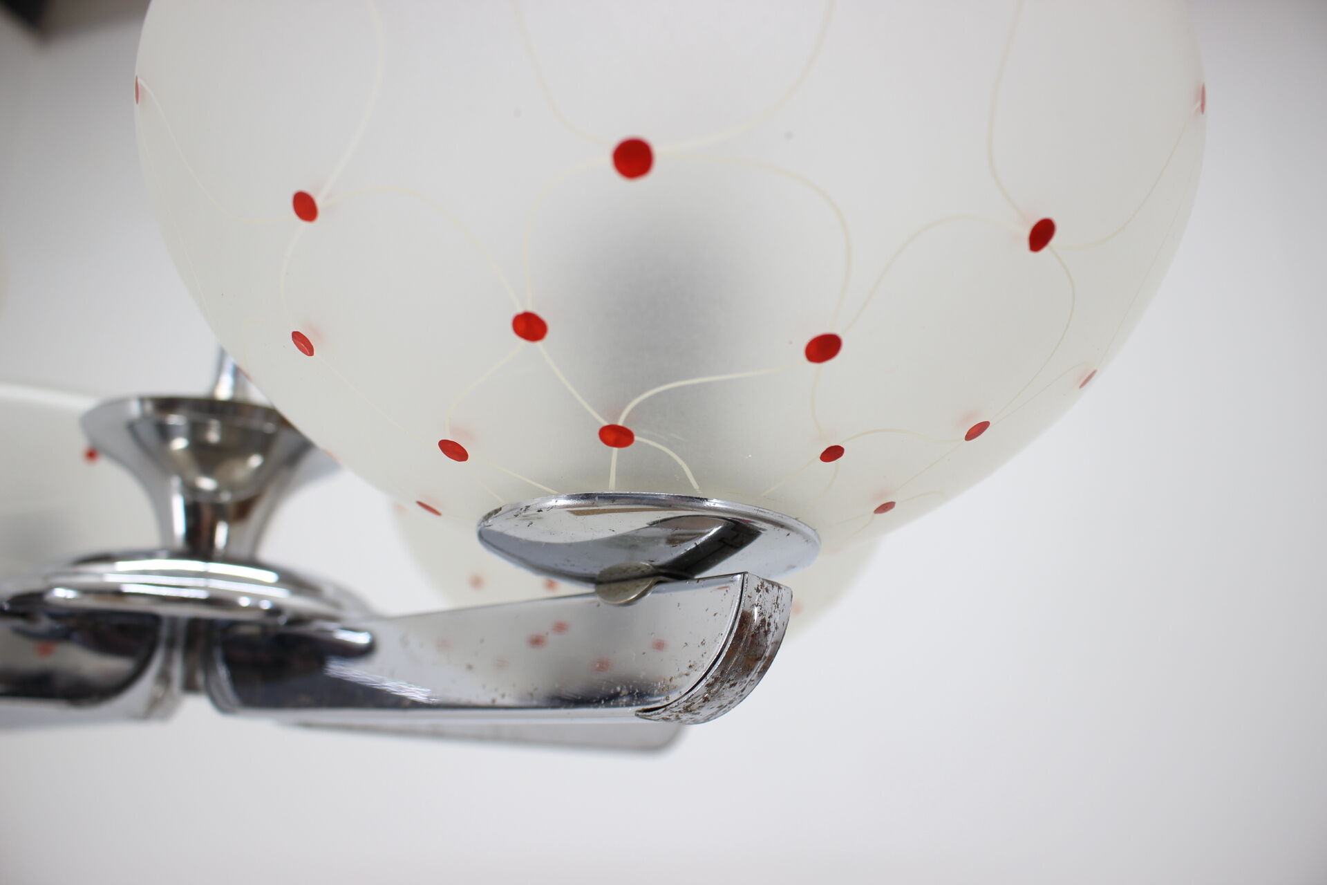 Mid-century chrome chandelier, 1960´s.