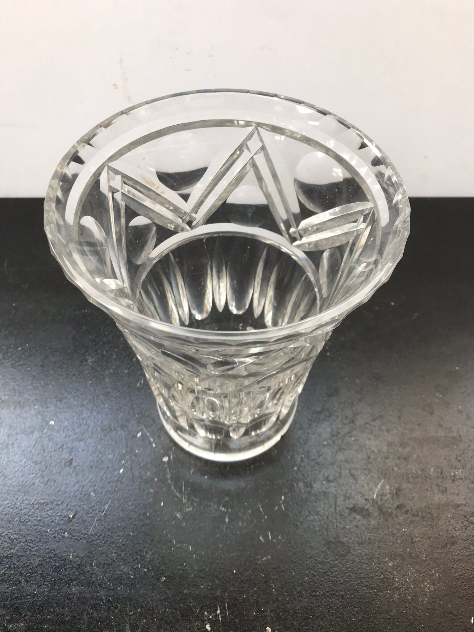 Former Cristal Vase Decor Vintage