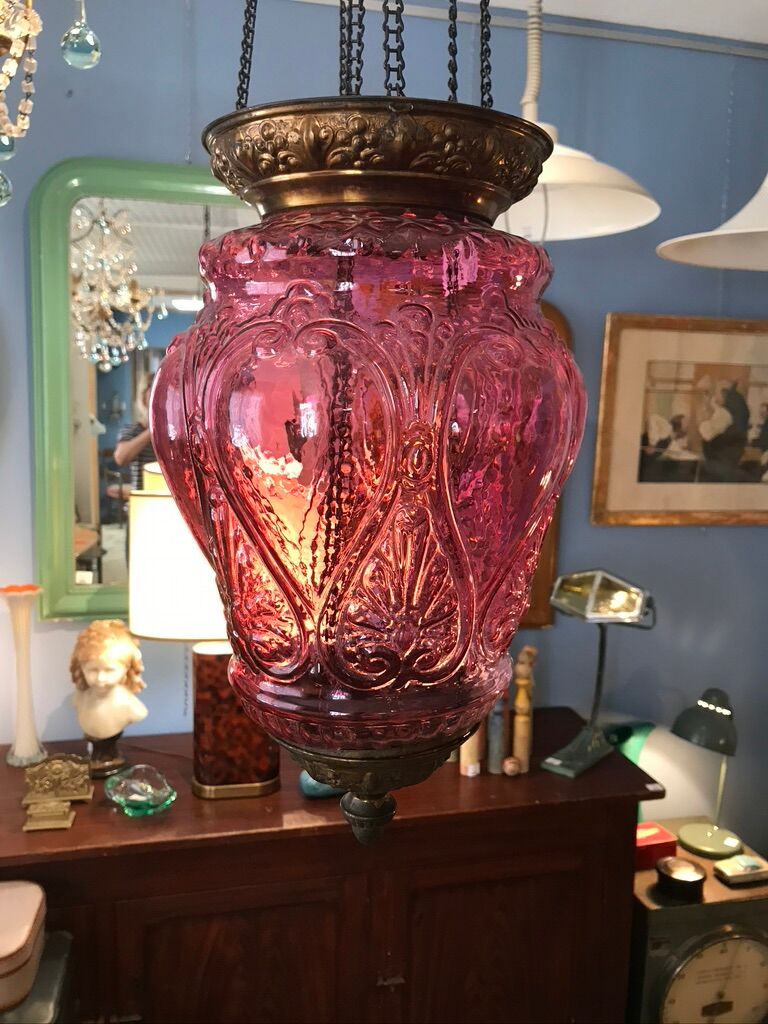 Blown glass suspension XIX