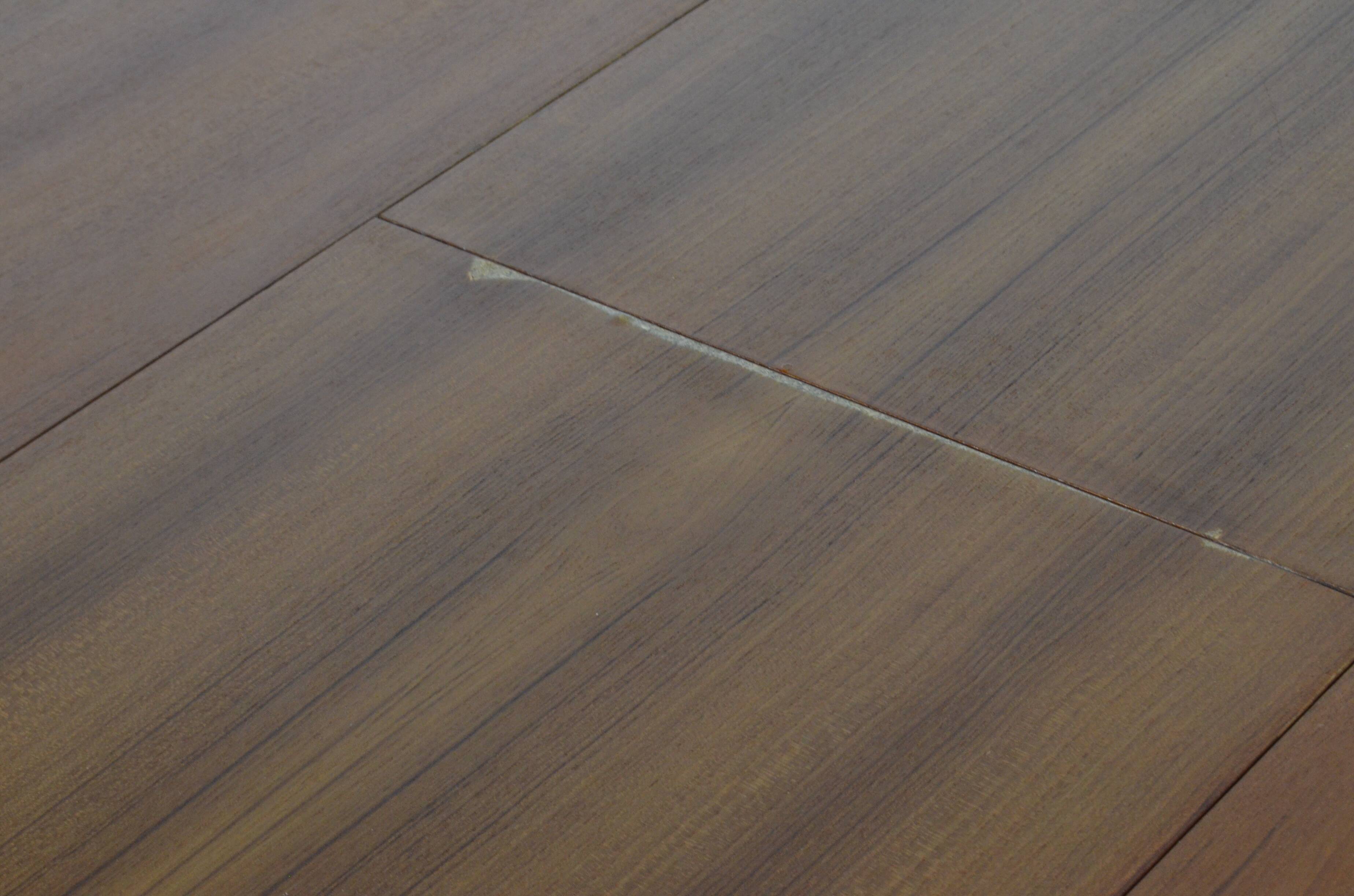 Midcentury oblong teak extending table