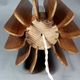 Scandinavian style wooden table lamp, 31x19 cm C564