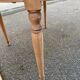 Table à manger ronde extensible rénovée Louis Philippe 120-220cm 19ème