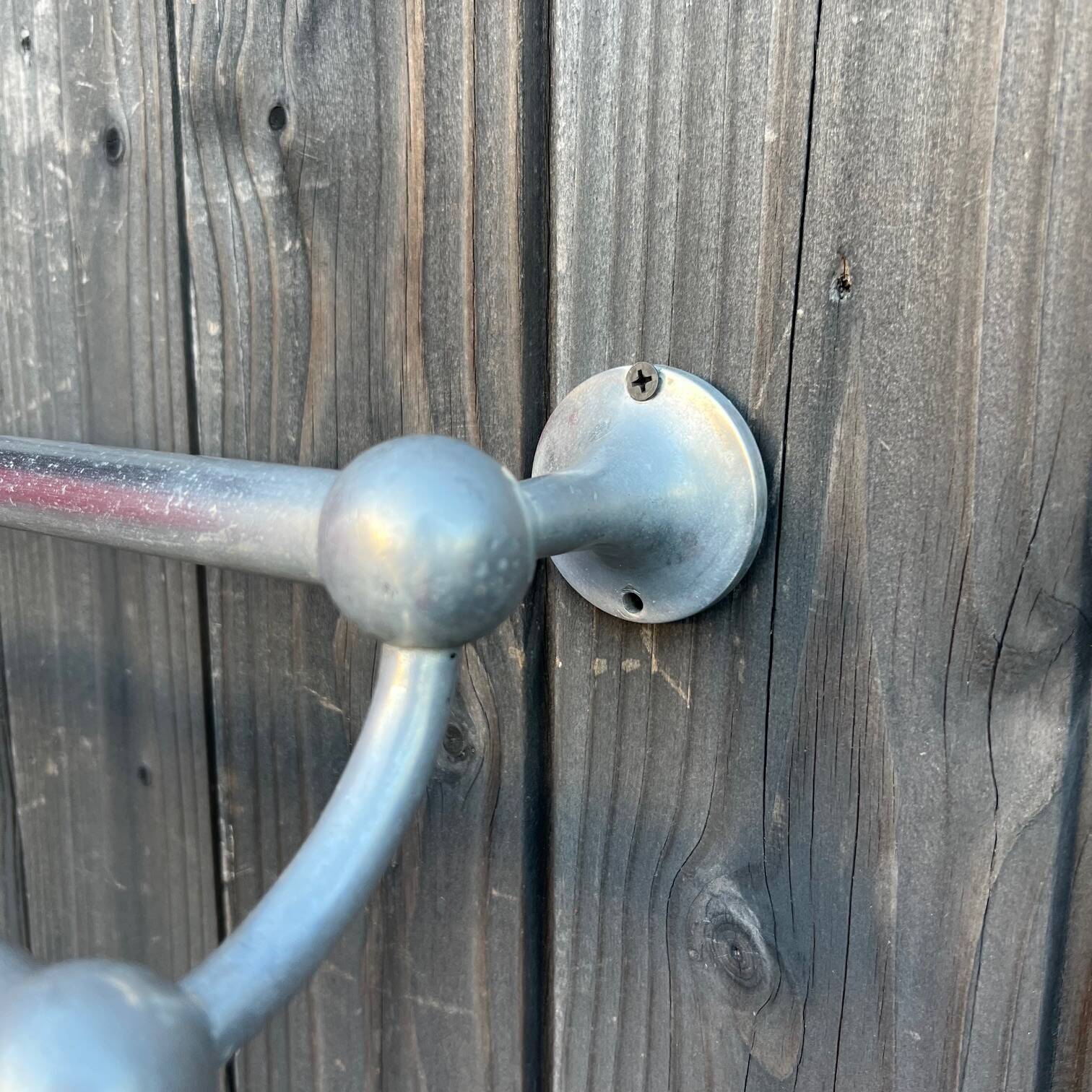 Vintage aluminum napkin holder