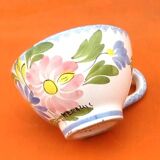 Quimper Keraluc France floral decorated cider bowl cup