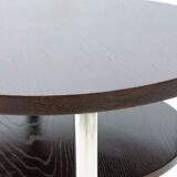 Table basse chromée Bauhaus par Robert Slezak années 1930
