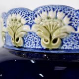 Earthenware vase, faience factory of fives lille - early twentieth century