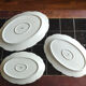 3 serving dishes in Rosenthal white porcelain - Art Deco