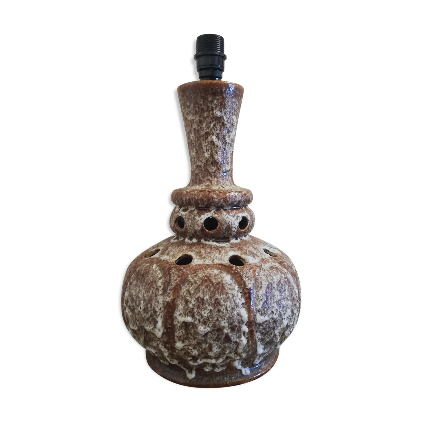 Double vintage double-lighting open-ended lamp foot