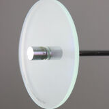 Vintage Italian Chrome Lamp Duo, 70s