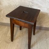 Oak workshop stool