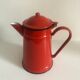 Red coffee maker