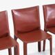 Cassina Cab 412 dining Chairs by Mario Bellini Italy , set of 4