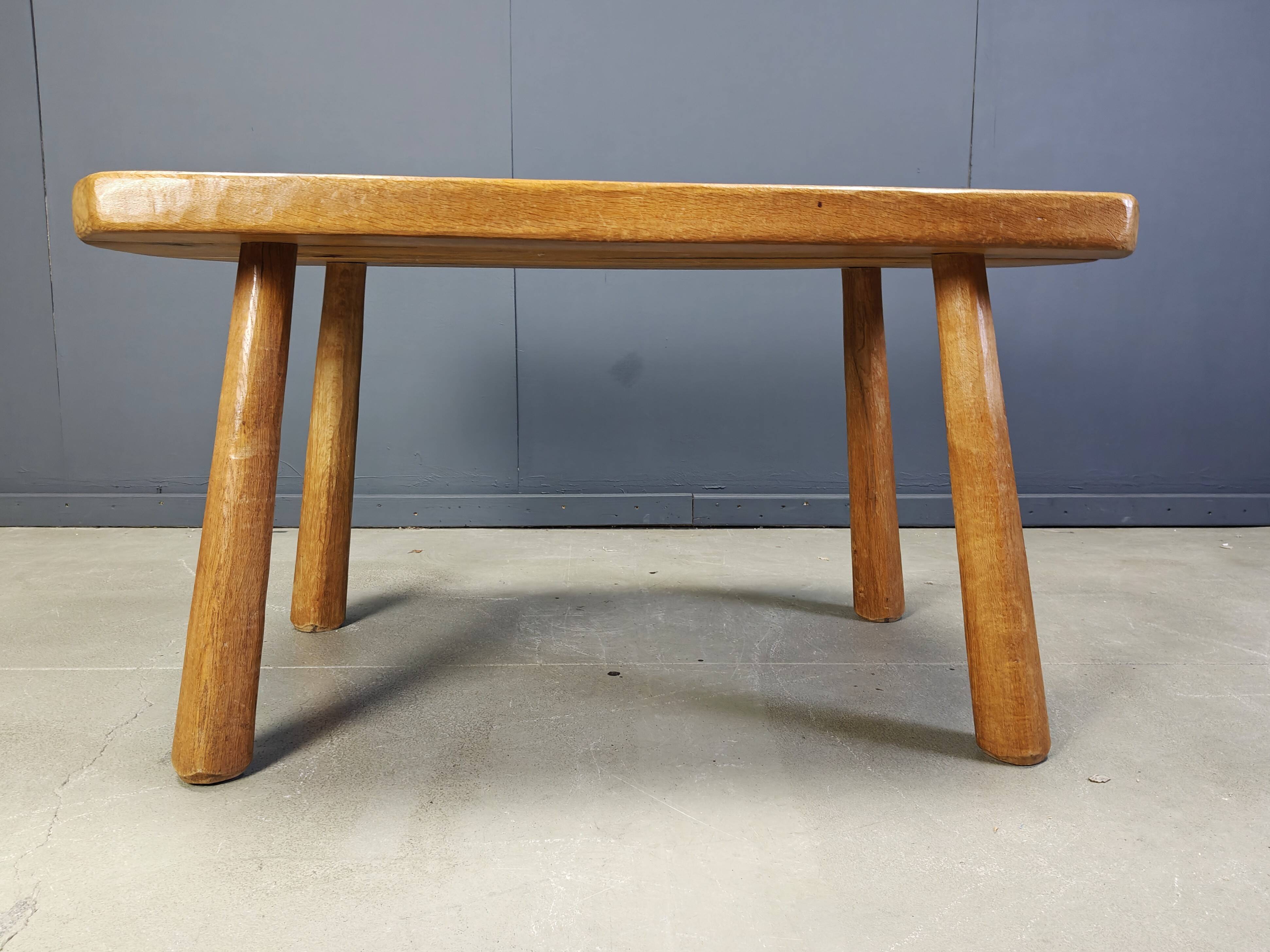 Ensemble de salle à manger brutaliste, années 1960