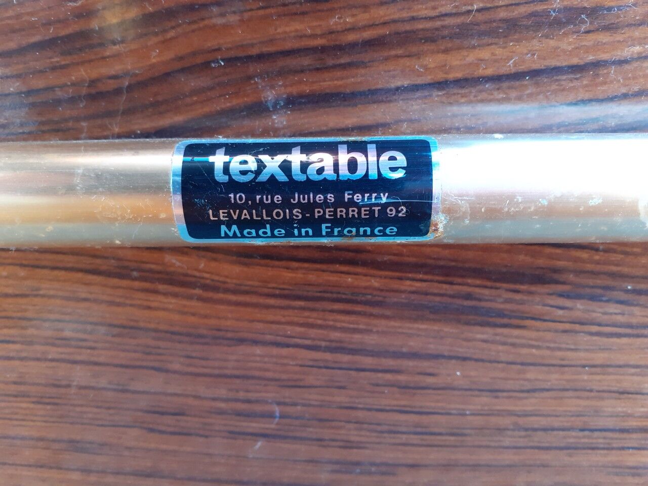 Textable vintage folding dessert