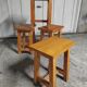 4 tabourets brutalistes