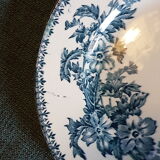 Suite of 4 plates in earthenware with bird décor