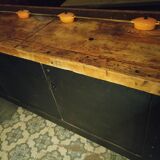 Old workbench, workshop furniture, sideboard