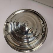 Tureen and round trivet in Christofle silver metal