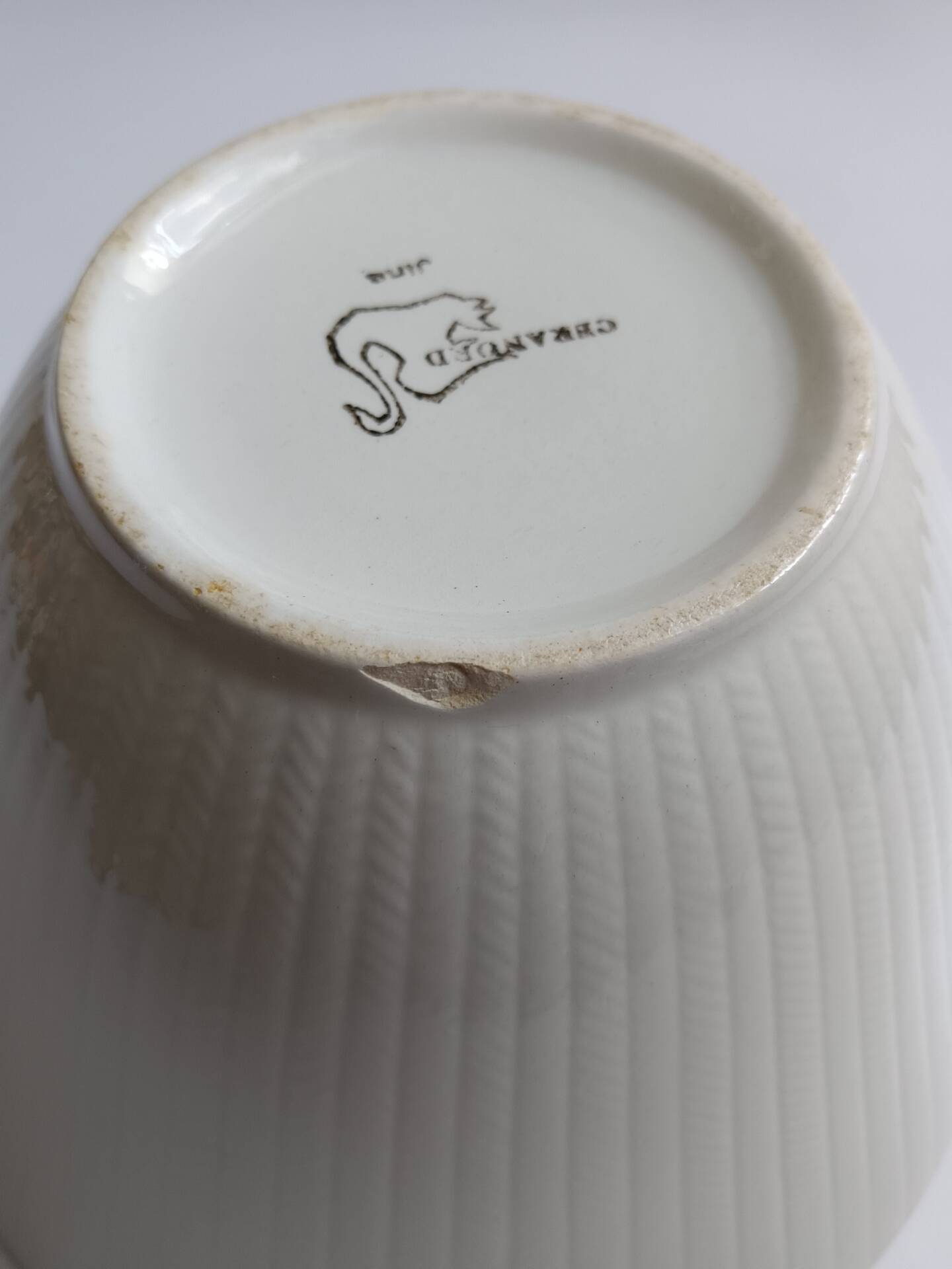 Saladier Ceranord Saint Amand vintage fleurs
