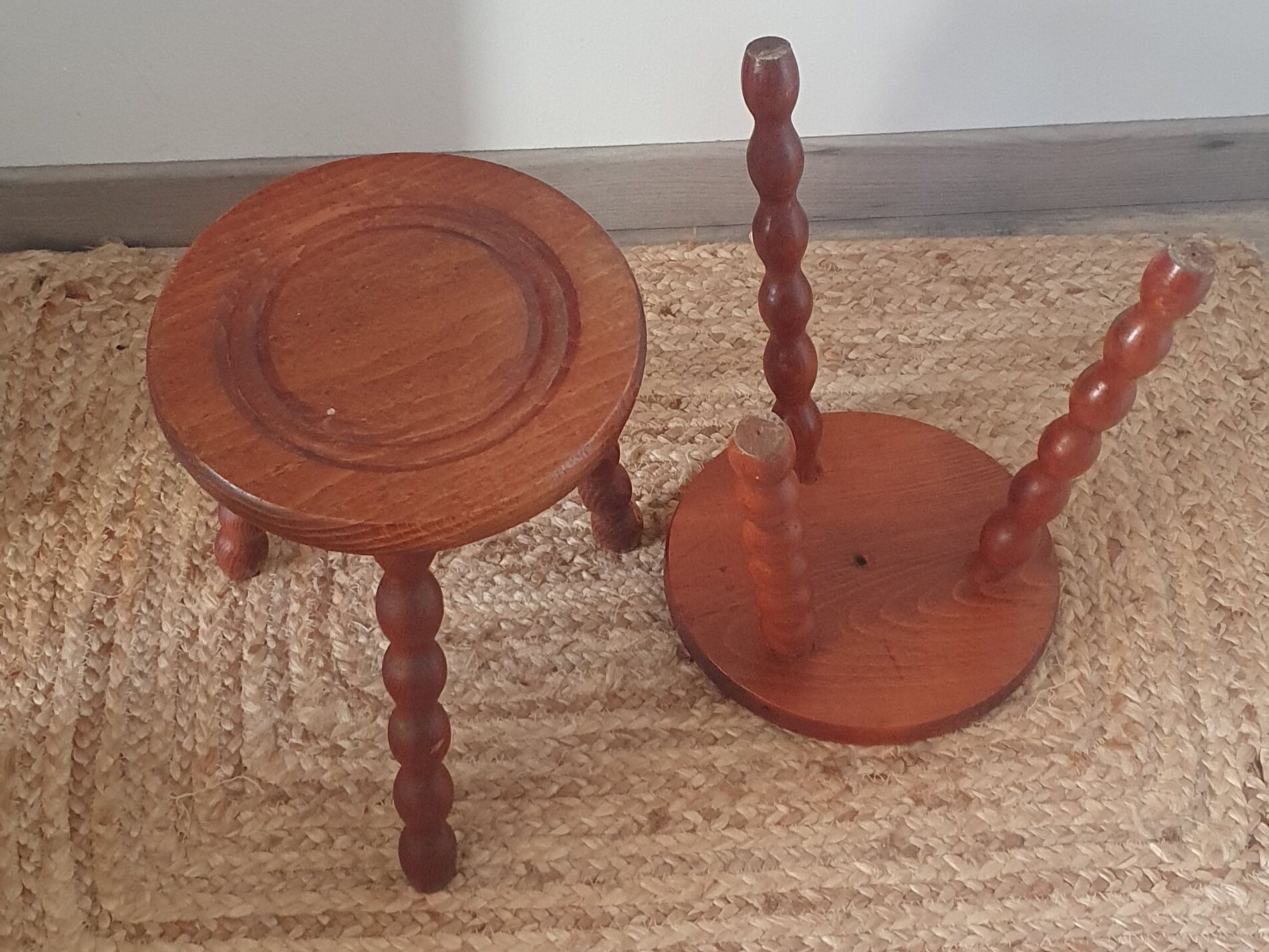 Wooden stools