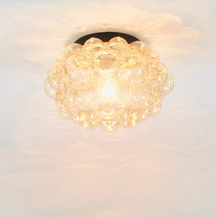 Large Mid-Century Bubble Glass Ceiling Light by H. Tynell, Germany, 1960s