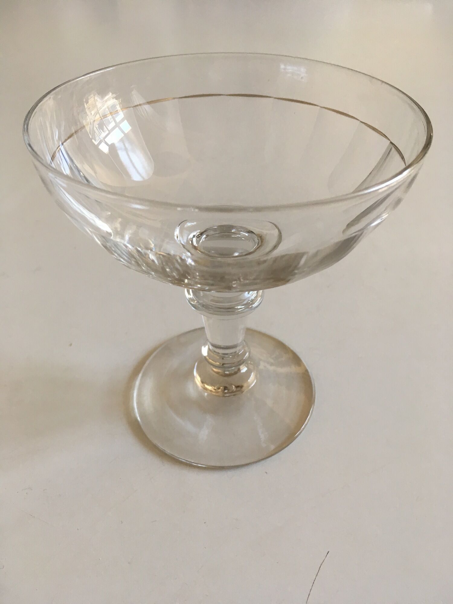 Série de 10 coupes à champagne à côtes plates fin 19e