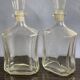 Father of 75 cl vintage glass whisky or liqueur decanters