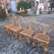 4 rattan chairs from the 1970s