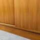 Modernist enfilade in rosewood attributed to O. Borsani, Italy circa 1970.
