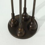 Table d'appoint Art Déco en bronze, années 1930
