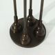 Art Deco Bronze Pedestal Side Table 1930s