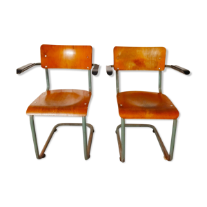 Paire de fauteuils traîneau - anciens