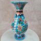Hand-painted ceramic vase, oriental style.