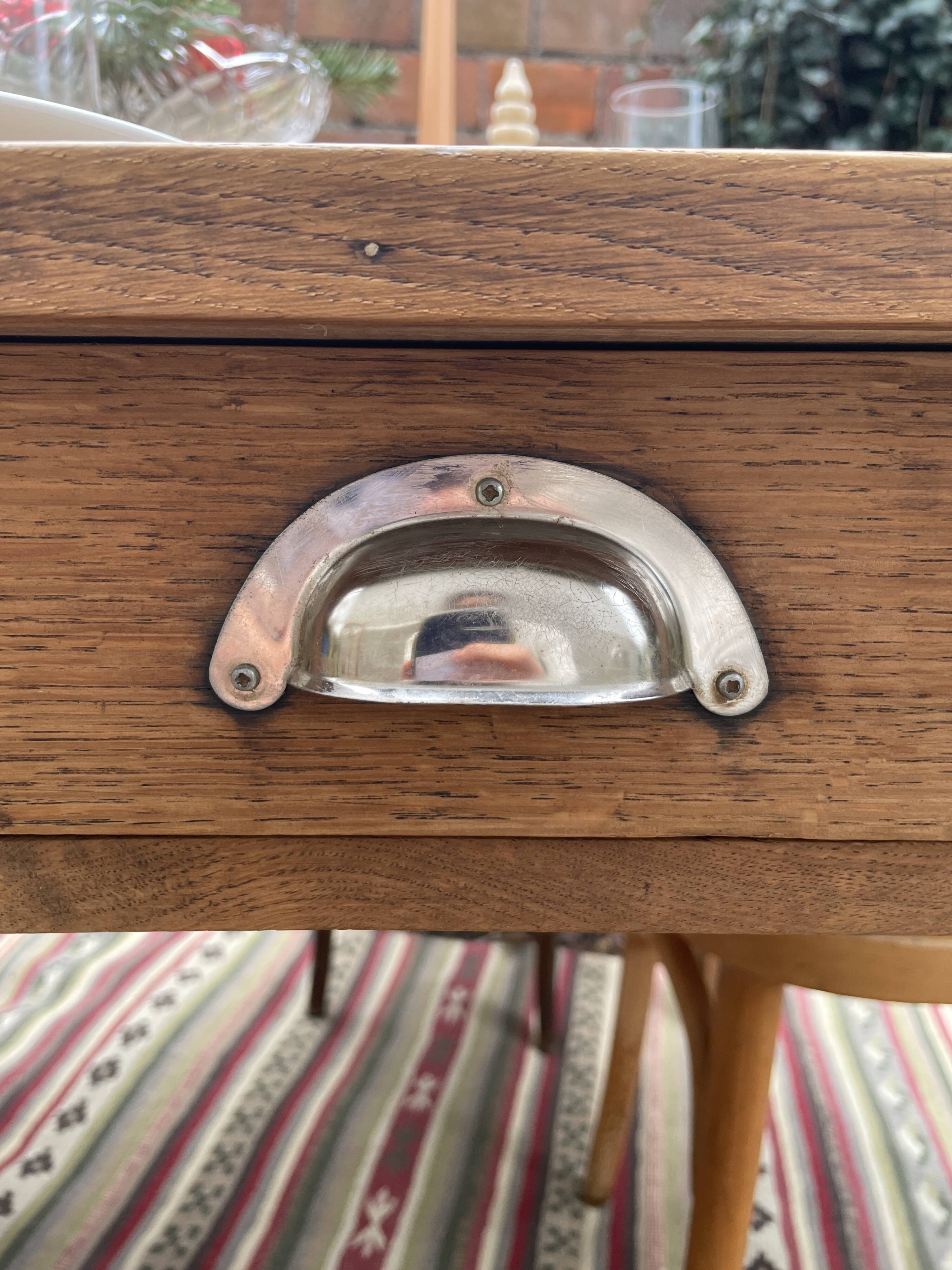 Farm Table with Drawers