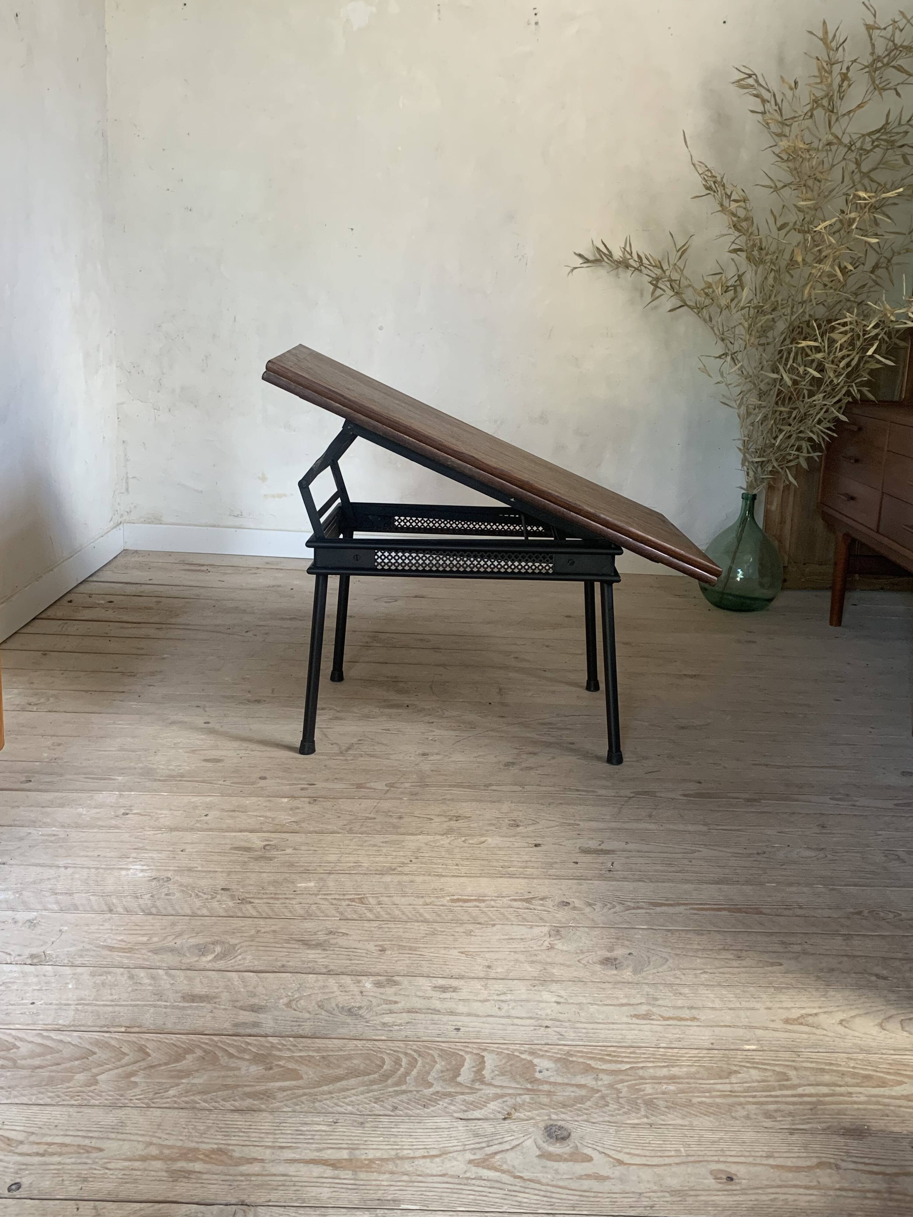 Vintage modular portfolio table in Albert Ducrot style