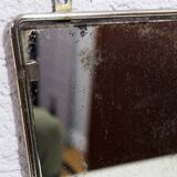 Wall-mounted barber mirror