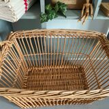 Old rattan basket