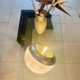 B&B Italia large table in black marble and glass