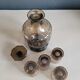 Smoked glass liqueur set