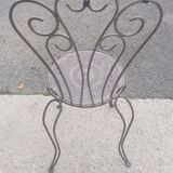 Bent metal chair